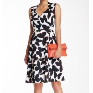 Kate Spade Butterfly Fit & Flare Dress Size 12